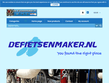 Tablet Screenshot of defietsenmaker.nl